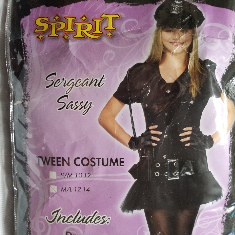 Spirit Girl's Sergeant Sassy Teen Costume